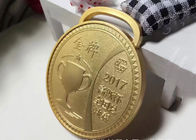 Giải nhất Huy chương Thể thao Kim loại Độ dày 4mm với Mẫu Cup Trophy